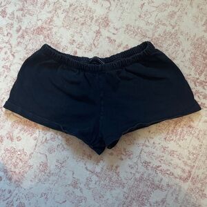 Navy Brandy Melville Emery Cotton Sweatshorts